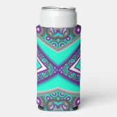 Konzentrisch Abstrakt Selters Dosenkühler (Seltzer Vorderseite)