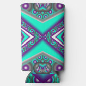 Konzentrisch Abstrakt Selters Dosenkühler (Rückseite)