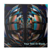 Konzentrische Hemisphären Fliese (Vorderseite)