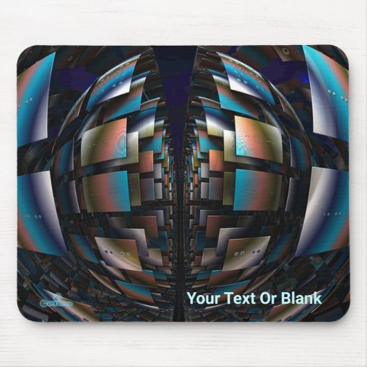 Konzentrische Hemisphären Mousepad (Vorne)