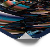 Konzentrische Hemisphären Poster (Ecke)