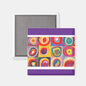 Konzentrische Komposition, Kandinsky Magnet (Vorderseite/Rückseite)