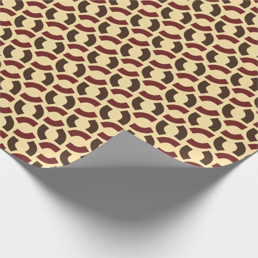 Konzentrische Kreise Nahtloses Muster Geschenkpapier (Ecke)