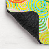 Konzentrische Kreise Scarf Mousepad (Ecke)