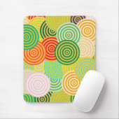 Konzentrische Kreise Scarf Mousepad (Mit Mouse)