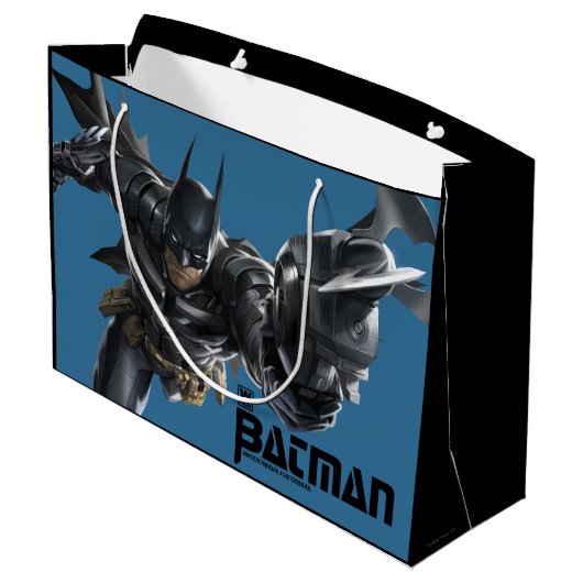Konzept Batman mit Batclaw Große Geschenktüte (Rückseite Schrägansicht)