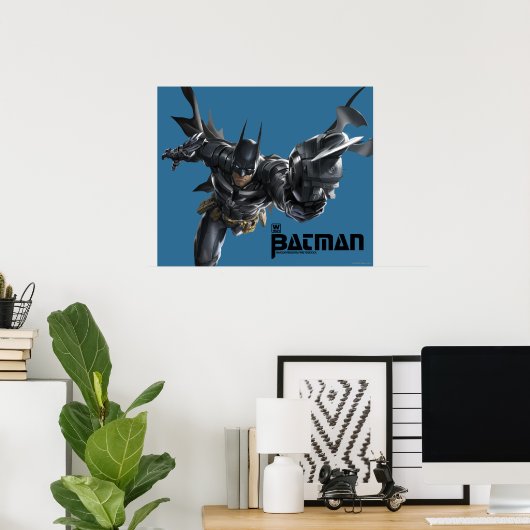 Konzept Batman mit Batclaw Poster (Heimbüro)