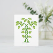 Konzept der DNA-Pflanze Postkarte (Stehend Vorderseite)