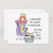 Konzept der Hausarbeit Postkarte (Vorne/Hinten)