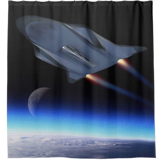 Konzept der Luftwaffe Hypersonic Cruise Vehicle Ar Duschvorhang (Vorderseite)