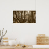 Konzept der Waldflächen Poster (Küche)