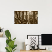 Konzept der Waldflächen Poster (Heimbüro)