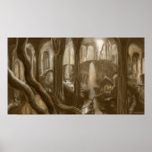 Konzept der Waldflächen Poster (Vorne)