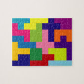 Konzept des kolorierten Rätselkopfgehirns Puzzle (Horizontal)