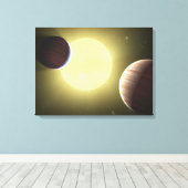 Konzept des Künstlers 2 Leinwanddruck (Insitu (Holzboden))