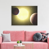 Konzept des Künstlers 2 Leinwanddruck (Insitu (Wohnzimmer))