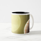 Konzept des Künstlers 2 Zweifarbige Tasse (VorderseiteRechts)