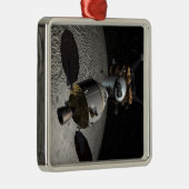 Konzept des Versuchsfahrzeugs "Orion Crew" Silbernes Ornament (Rechts)