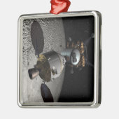 Konzept des Versuchsfahrzeugs "Orion Crew" Silbernes Ornament (Links)