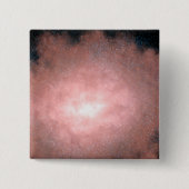 Konzept einer staubigen und hellen Galaxie Button (Vorderseite)