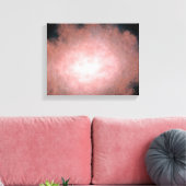 Konzept einer staubigen und hellen Galaxie Leinwanddruck (Insitu (Wohnzimmer))