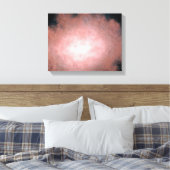 Konzept einer staubigen und hellen Galaxie Leinwanddruck (Insitu (Schlafzimmer))