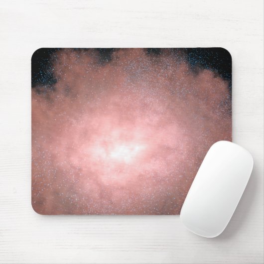 Konzept einer staubigen und hellen Galaxie Mousepad (Mit Mouse)