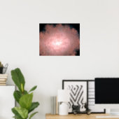 Konzept einer staubigen und hellen Galaxie Poster (Heimbüro)
