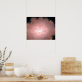 Konzept einer staubigen und hellen Galaxie Poster (Küche)