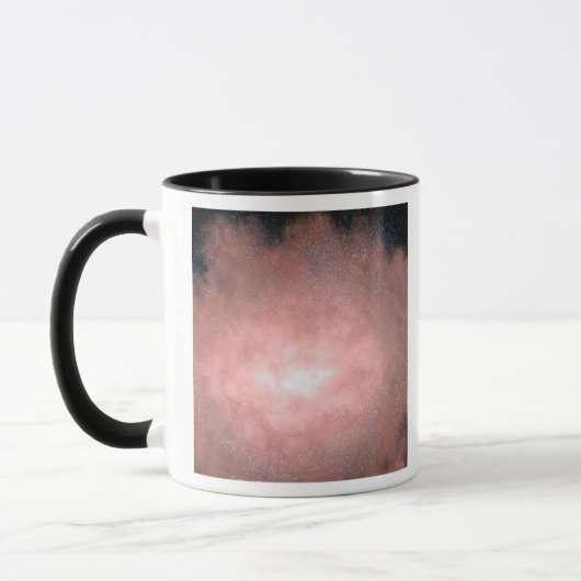 Konzept einer staubigen und hellen Galaxie Tasse (Links)