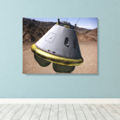 Konzept eines Versuchsfahrzeugs für die Crew Leinwanddruck (Insitu (Holzboden))