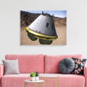 Konzept eines Versuchsfahrzeugs für die Crew Leinwanddruck (Insitu (Wohnzimmer))