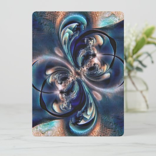 Konzept Feiertagskarte (Stehend Vorderseite)