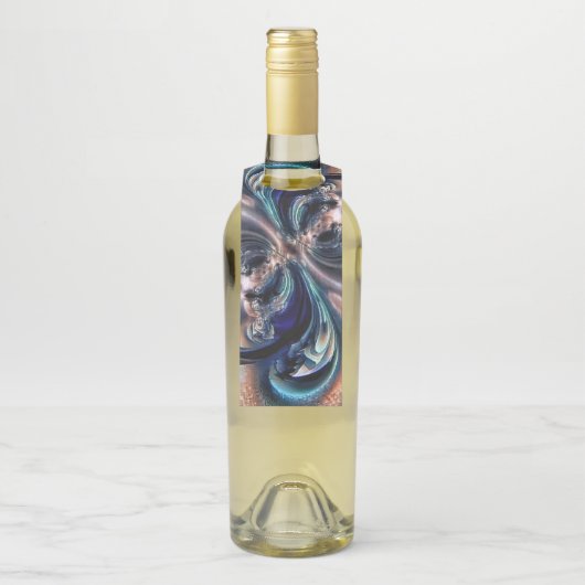 Konzept Flaschenanhänger (Auf Flasche)