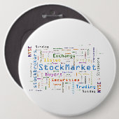 Konzept für das Börsendesign Word-Cloud-Konzept Button (Vorne & Hinten)