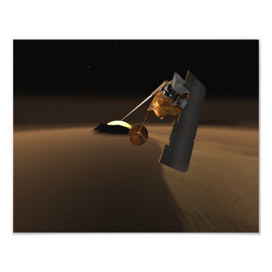 Konzept für das Scout von Vulkanemissionen in Mars Fotodruck (Vorne)