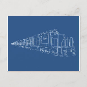 Konzept für den Güterverkehr: Eisenbahn: Postkarte