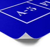 Konzept für einen Hurrikan Poster (Ecke)