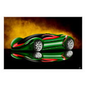 Konzept für Hypercar Poster (Vorderseite)