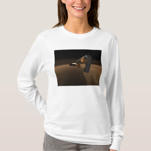 Konzept für Mars-vulkanischen T-Shirt