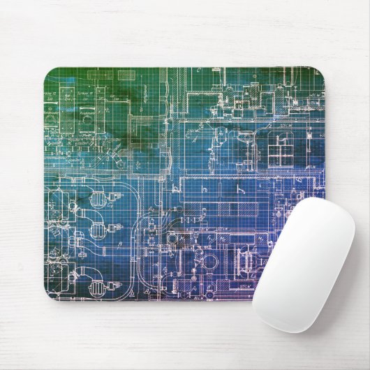 Konzept für Techniker Mousepad (Mit Mouse)