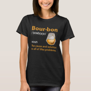 Konzept für Whiskey-Drinks im Bourbon-Definition 1 T-Shirt