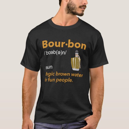 Konzept für Whiskey-Drinks im Bourbon-Definition 1 T-Shirt (Vorderseite)