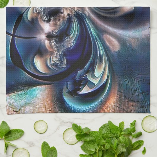 Konzept Geschirrtuch (Gefaltet)