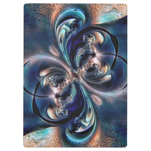 Konzept Klemmbrett (Rückseite)