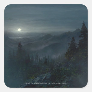 Konzept-Kunst Quadratischer Aufkleber