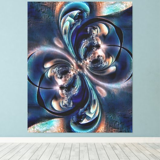 Konzept Leinwanddruck (Insitu (Holzboden))