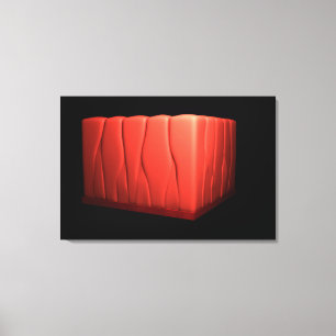 Konzept Pseudostratified Säulenepithels Leinwanddruck