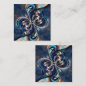 Konzept Quadratische Visitenkarte (Vorne/Hinten)