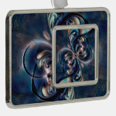 Konzept Rahmen-Ornament Silber (Rechts)